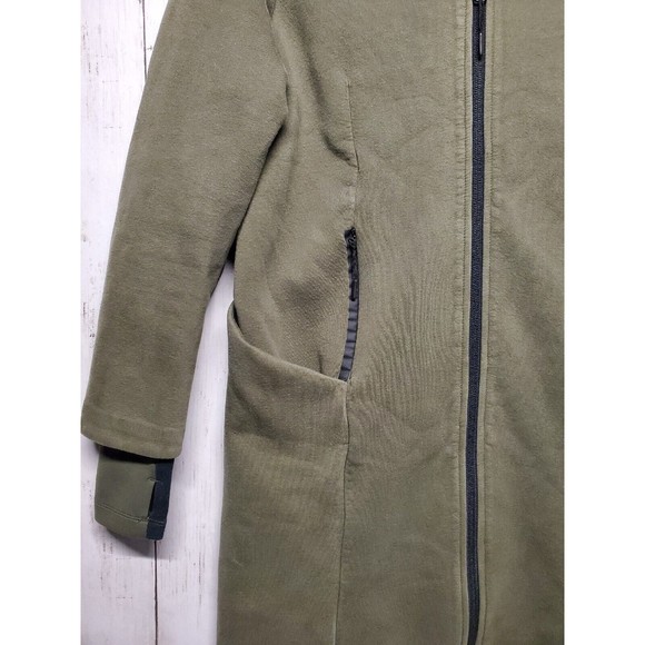 Nike Sportswear Tech Pack Fleece Jacket Women's XS Long Zip Up Olive Green - Picture 5 of 16